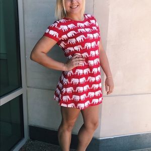 Red Elephant Dress